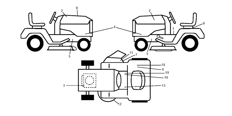 Husqvarna Gartentraktoren 96041017100 LTH2038