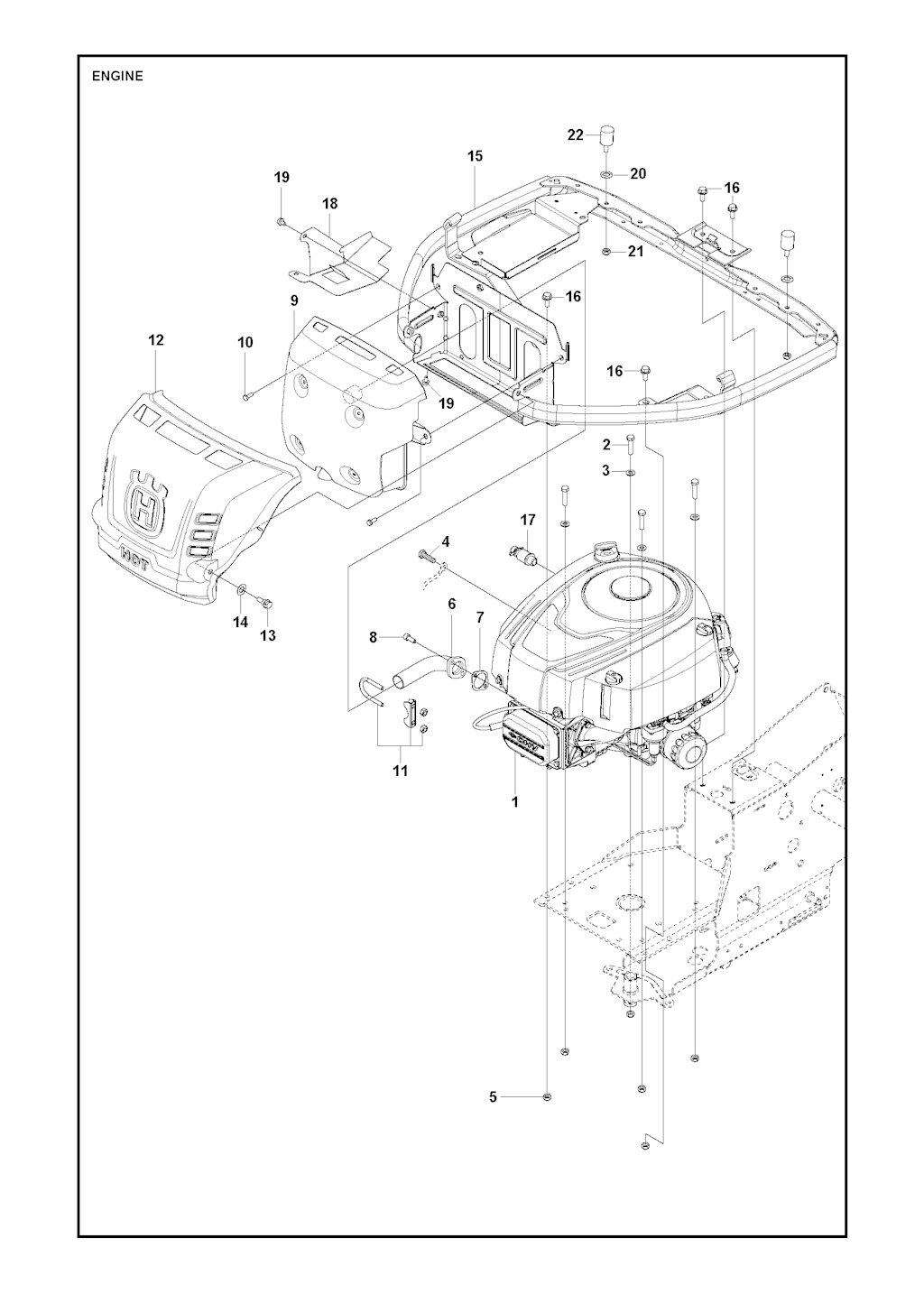 Explosionszeichnung Ersatzteile