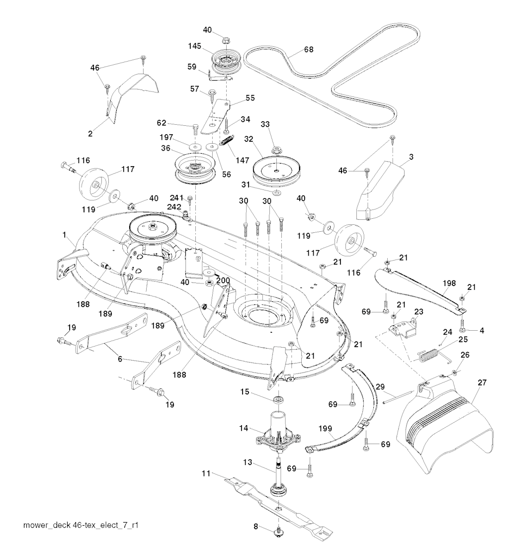 Explosionszeichnung Ersatzteile