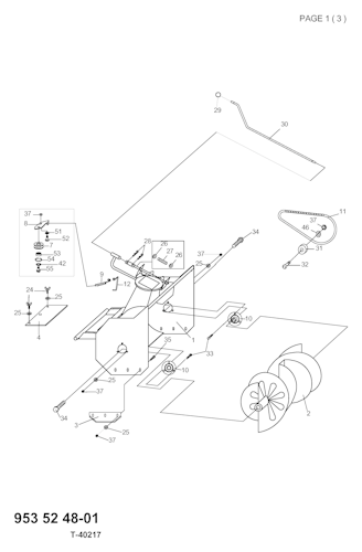 Husqvarna Zubehör für Aufsitzmäher 953524801 Schneefräse