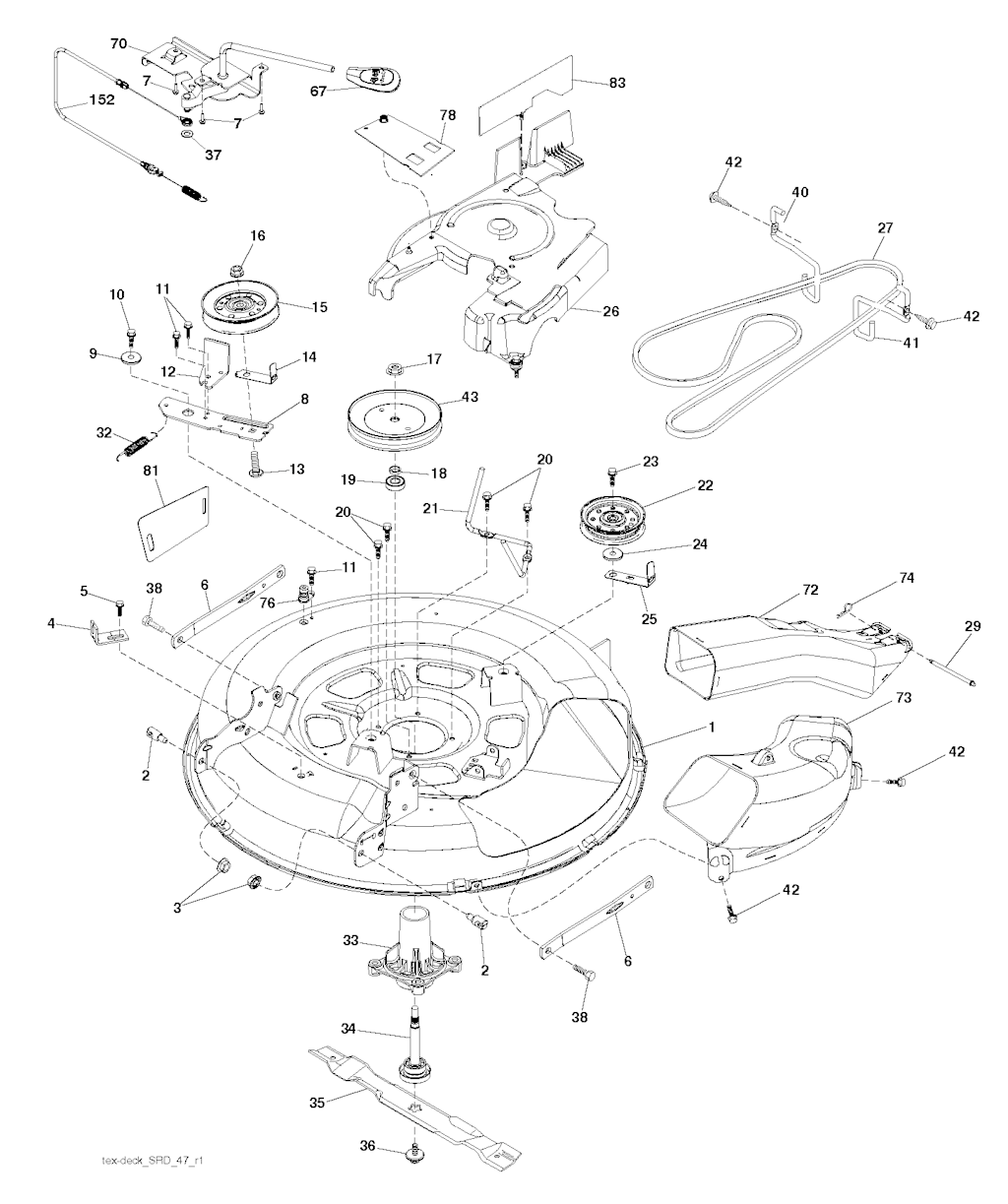 Explosionszeichnung Ersatzteile