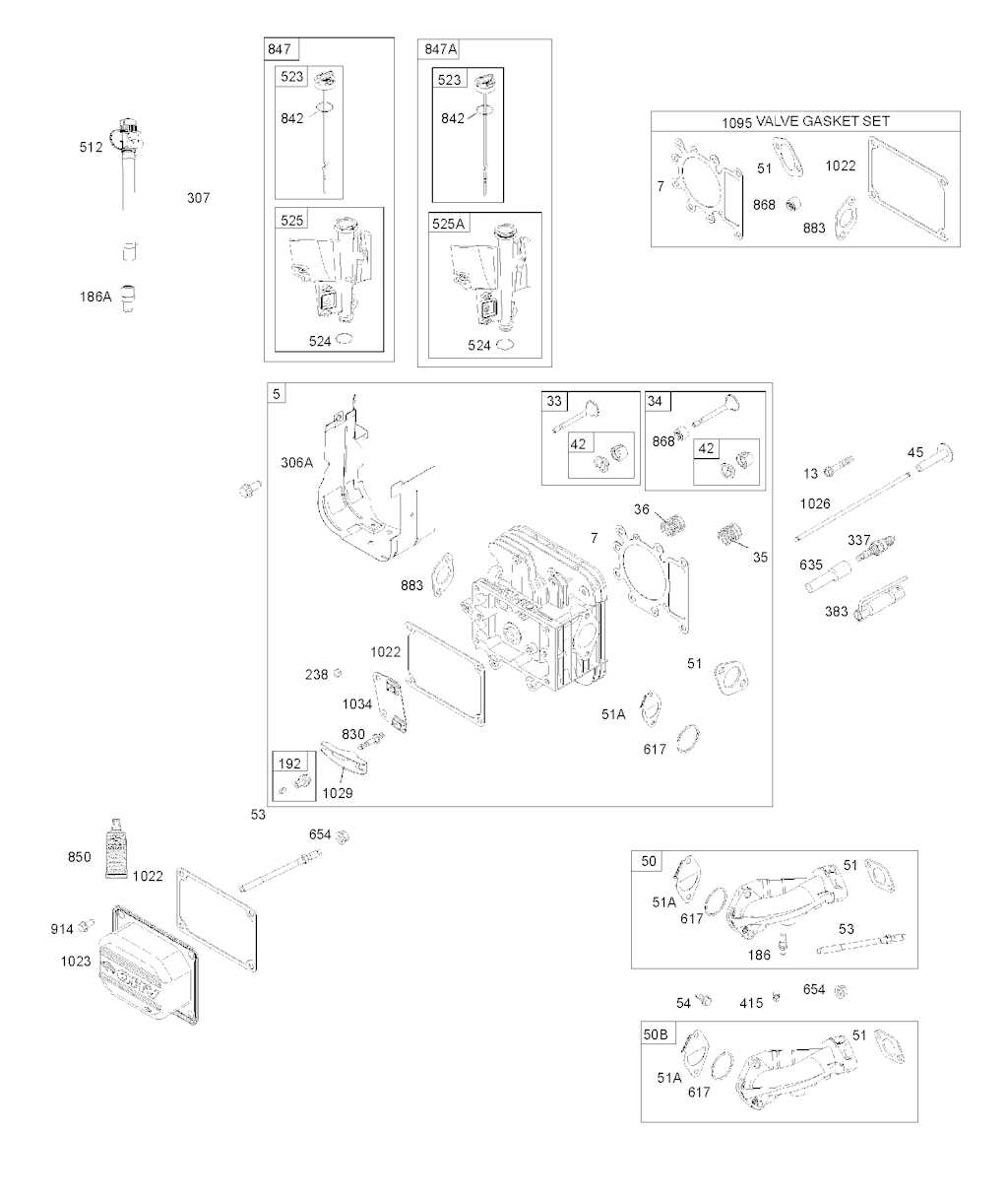 Explosionszeichnung Ersatzteile
