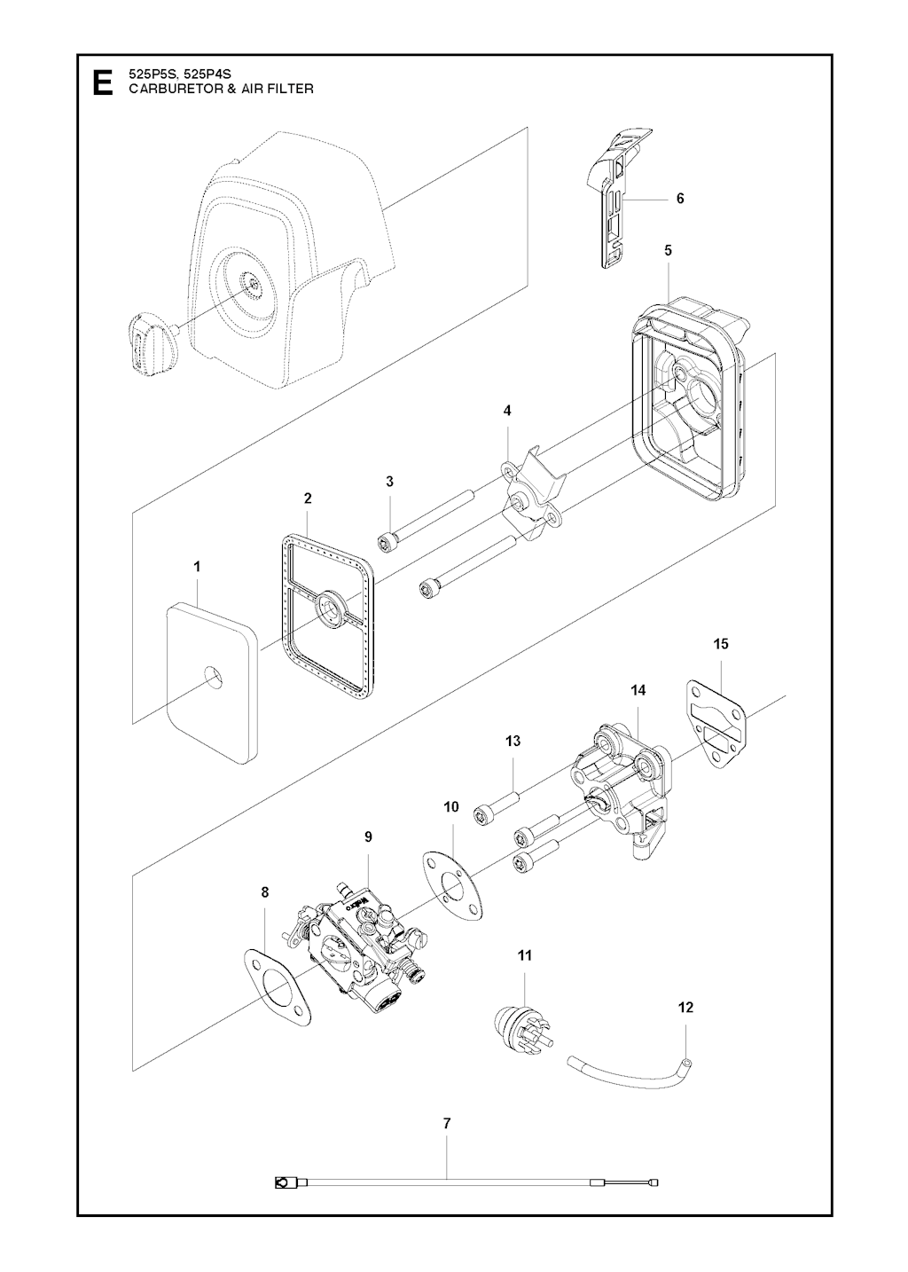 Explosionszeichnung Ersatzteile
