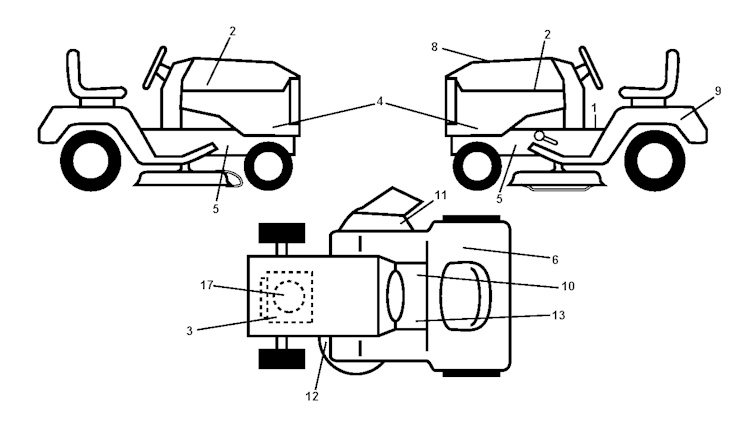 Husqvarna Gartentraktoren 96051001300 CT 126