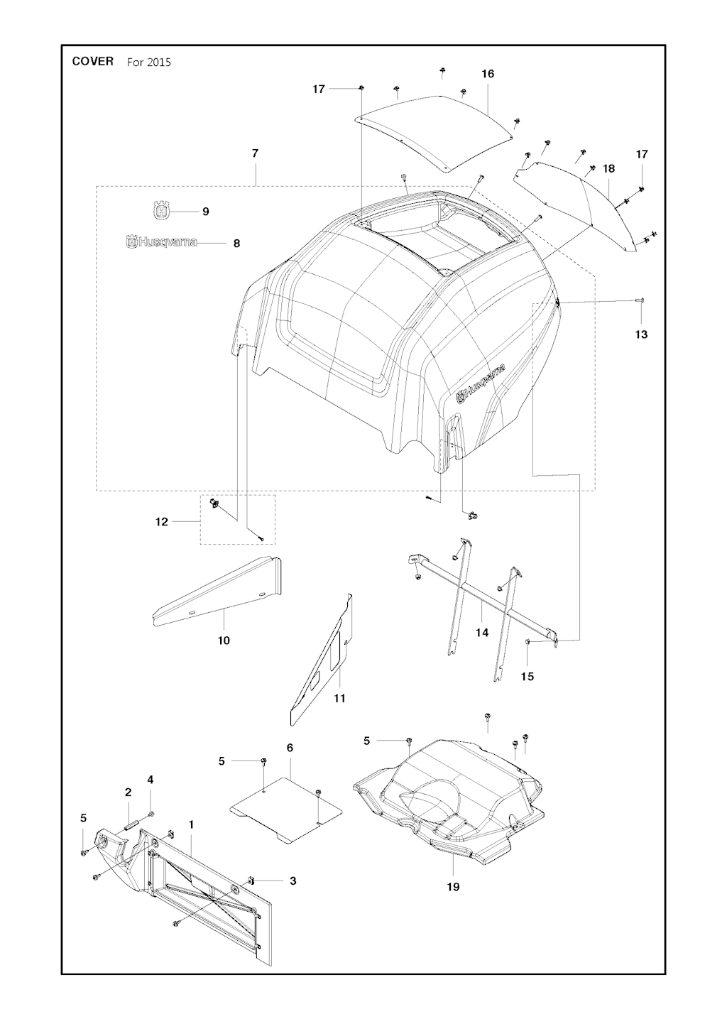 Explosionszeichnung Ersatzteile