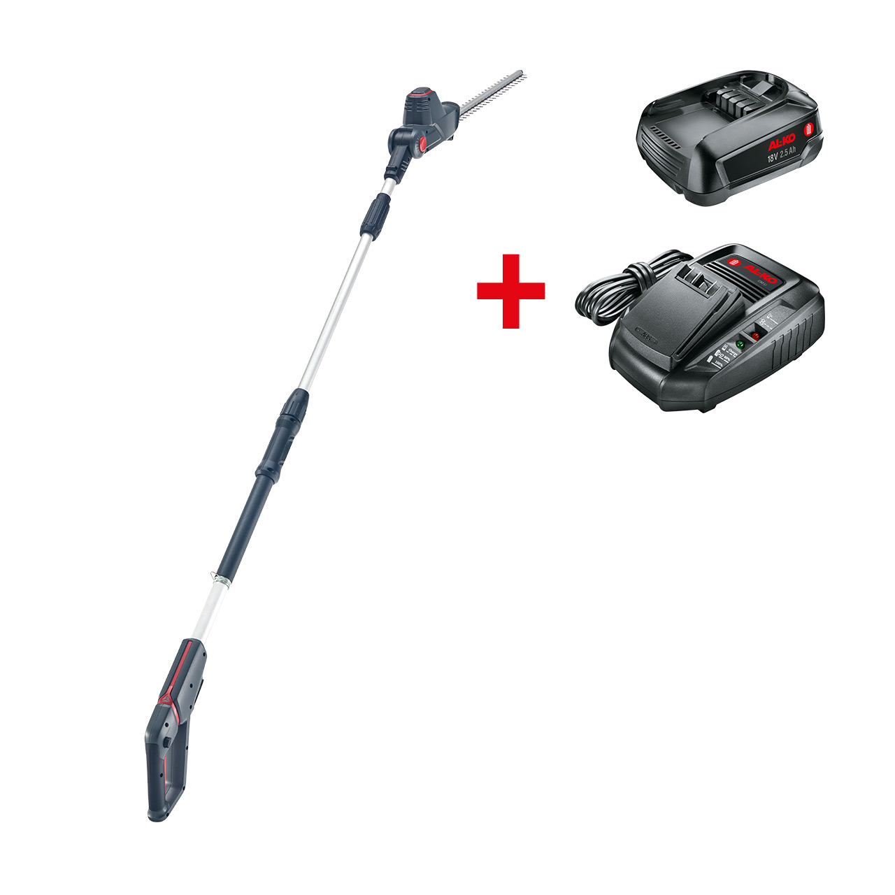 AL-KO 18 V BOSCH HOME AND GARDEN COMPATIBLE Akku-Hochheckenschere HTA 1845 inkl. Akku und Ladegerät