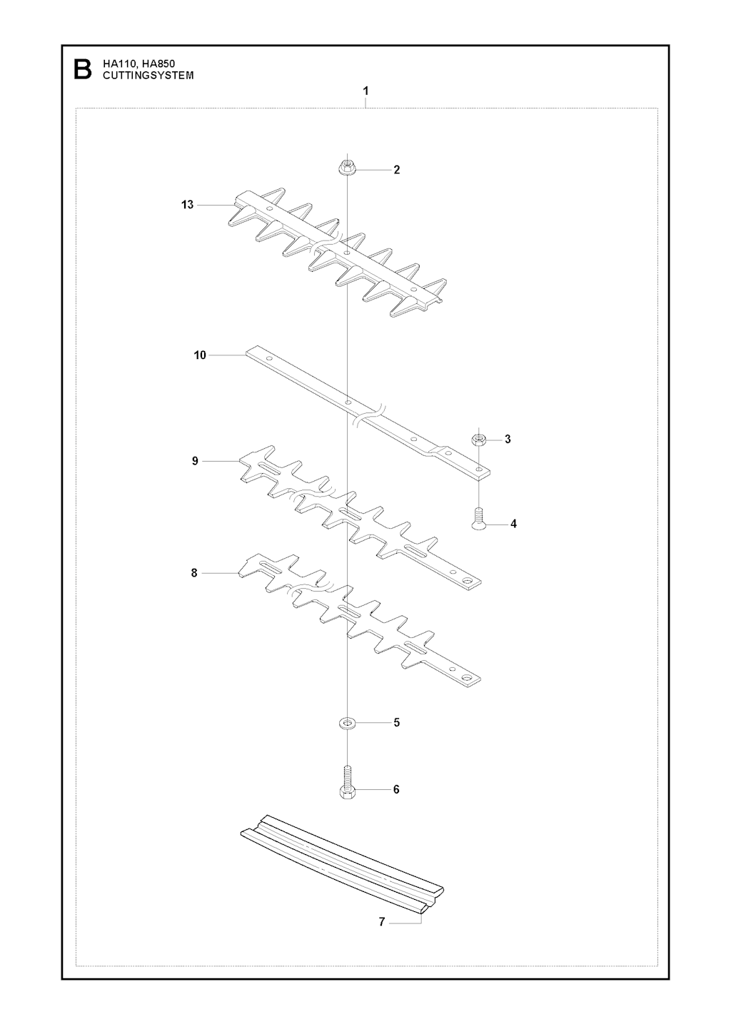 Explosionszeichnung Ersatzteile