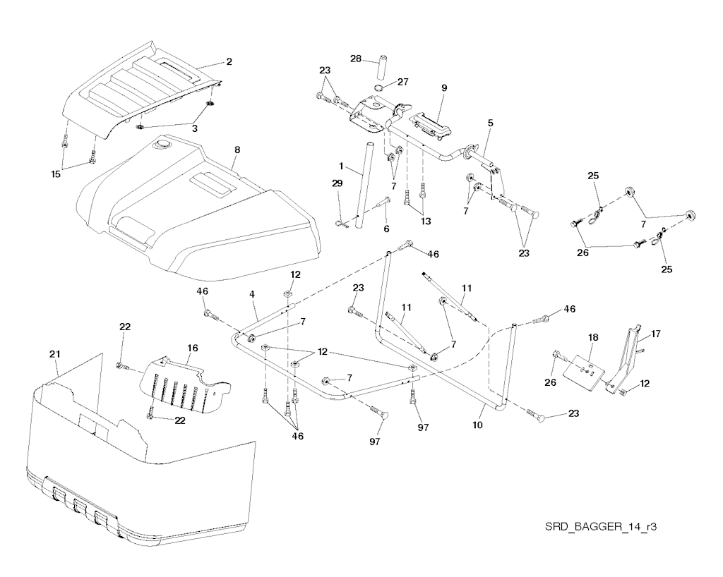 Explosionszeichnung Ersatzteile