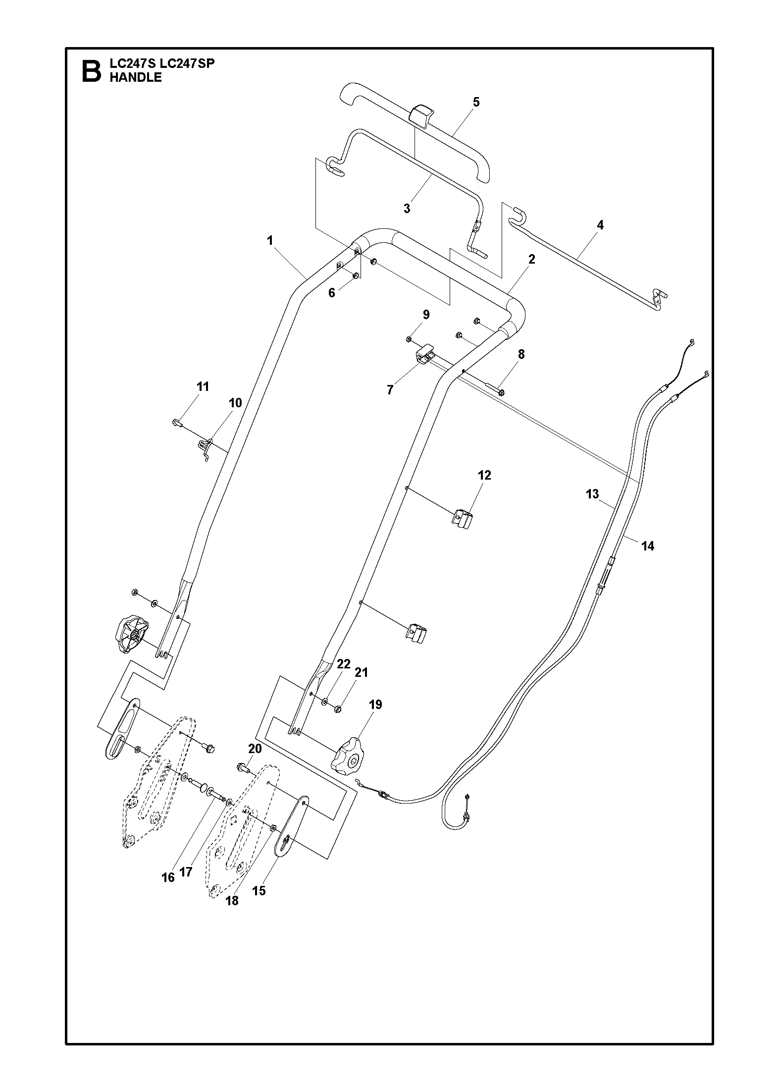 Husqvarna Rasenmäher gelegentliche Nutzung 967345401 LC 247SP