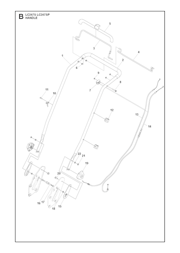 Husqvarna Rasenmäher gelegentliche Nutzung 967345401 LC 247SP