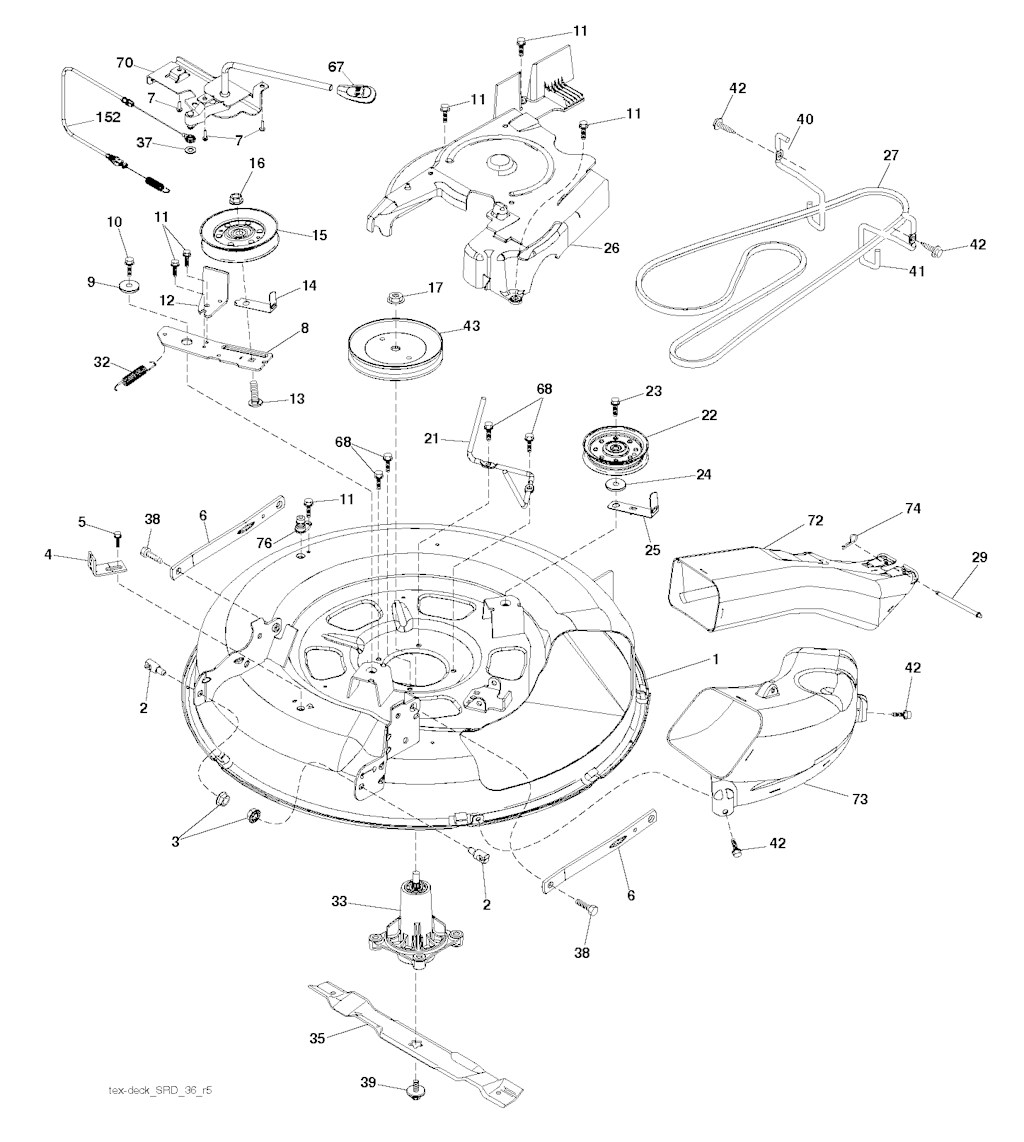 Explosionszeichnung Ersatzteile