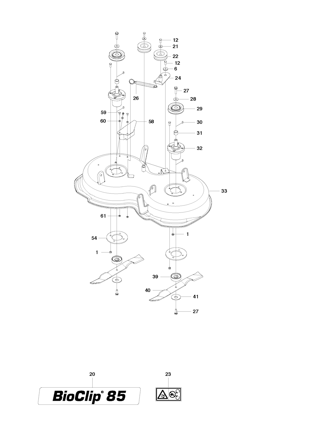 Explosionszeichnung Ersatzteile