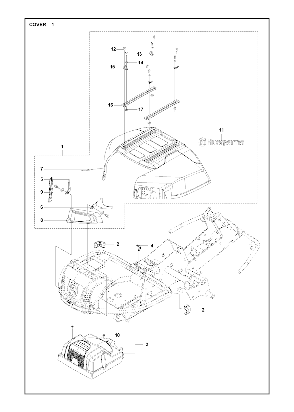 Explosionszeichnung Ersatzteile