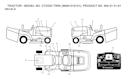 Husqvarna Gartentraktoren 96061019101 CTH220 Twin