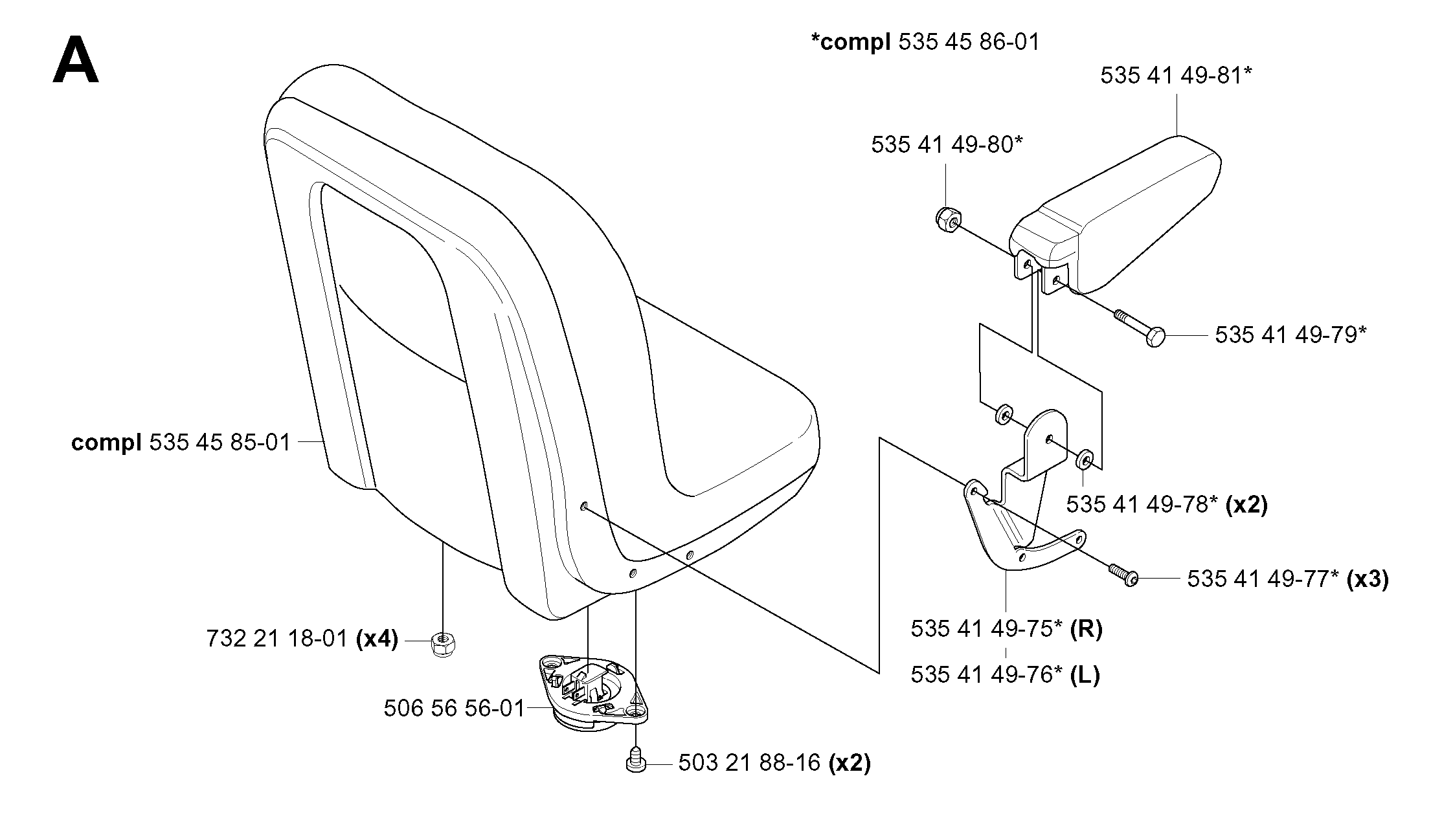 Husqvarna Rider PROFLEX 18, 953522901, 2004-06