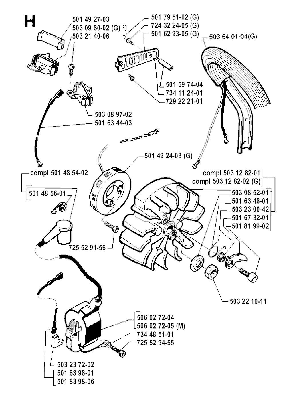 Explosionszeichnung Ersatzteile