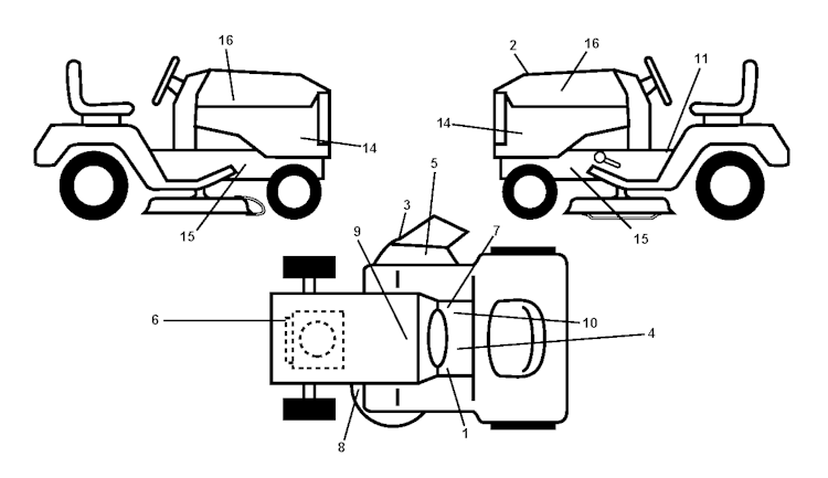 Husqvarna Gartentraktoren 96041006301 YTH200 Twin