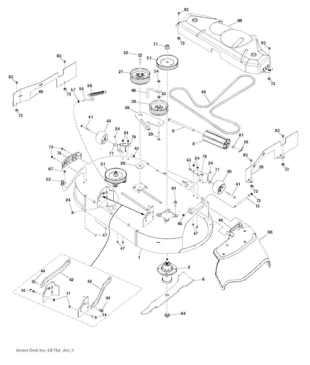 Explosionszeichnung Ersatzteile