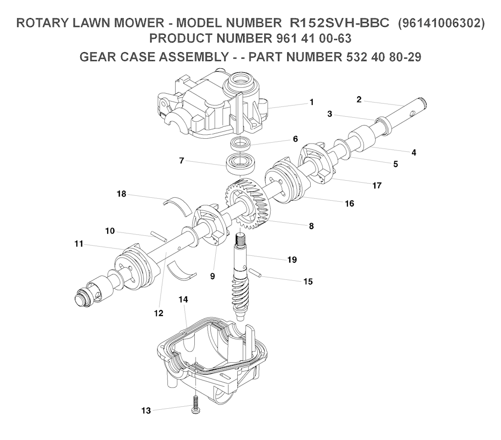 Explosionszeichnung Ersatzteile