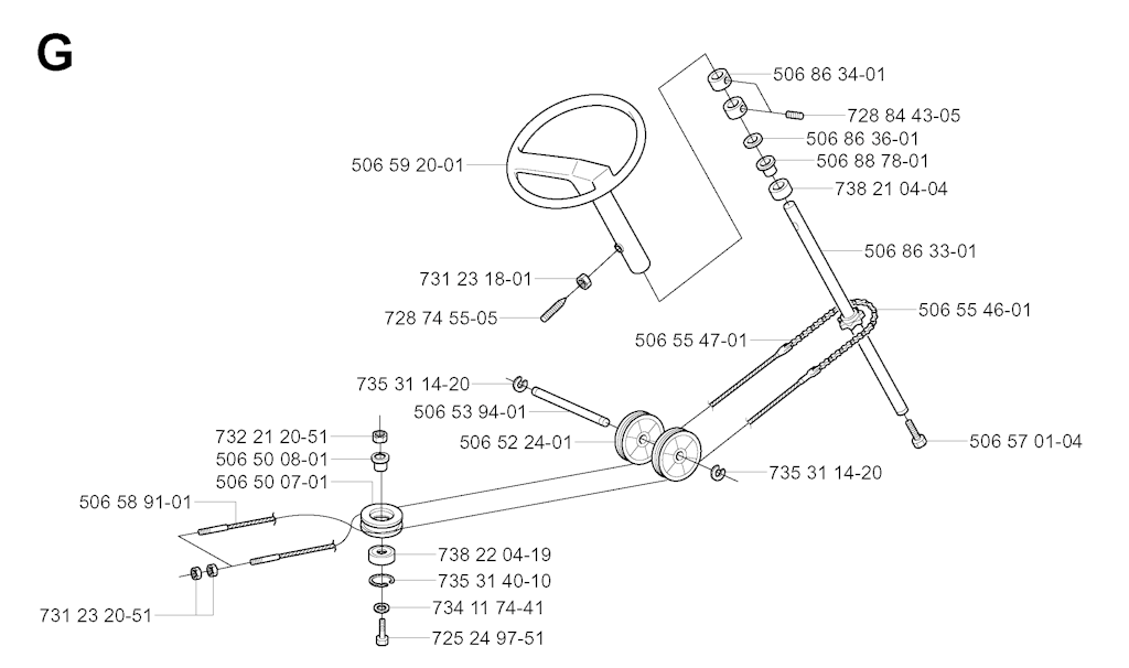 Explosionszeichnung Ersatzteile