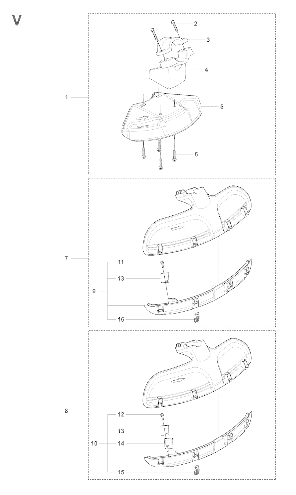Explosionszeichnung Ersatzteile