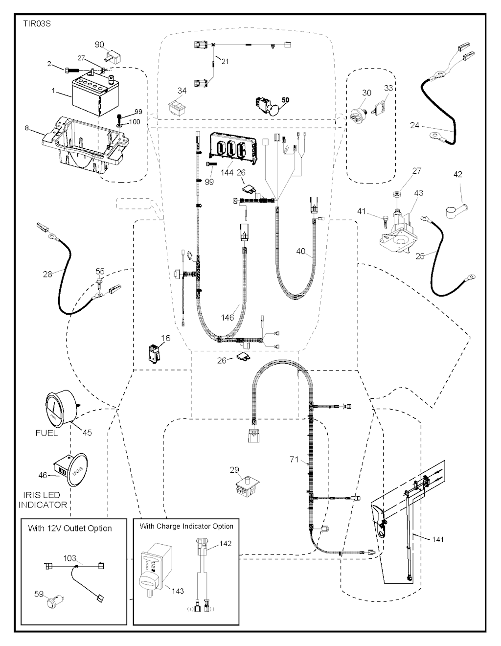 Explosionszeichnung Ersatzteile