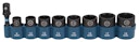 Makita Steckschlüssel-Set Impact Black 9-tlg. E-16639