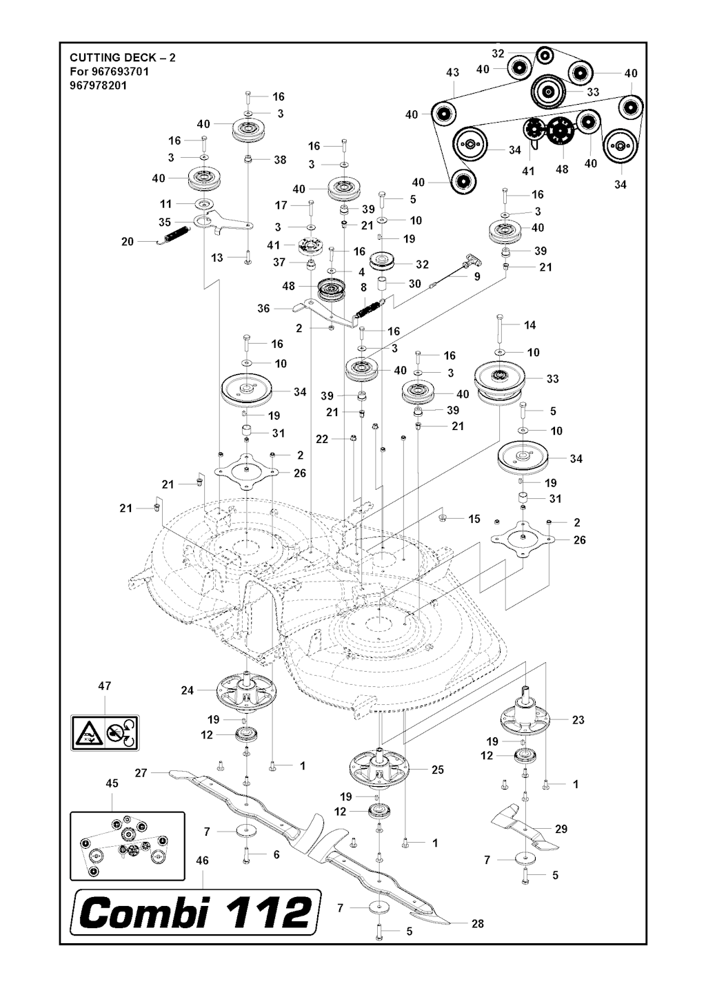Explosionszeichnung Ersatzteile