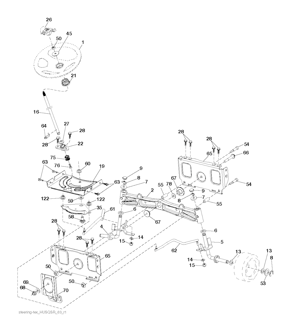 Explosionszeichnung Ersatzteile
