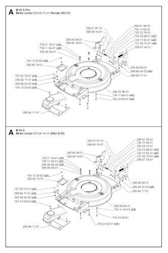 Husqvarna Rasenmäher kommerzielle Nutzung 953534701 M 53S