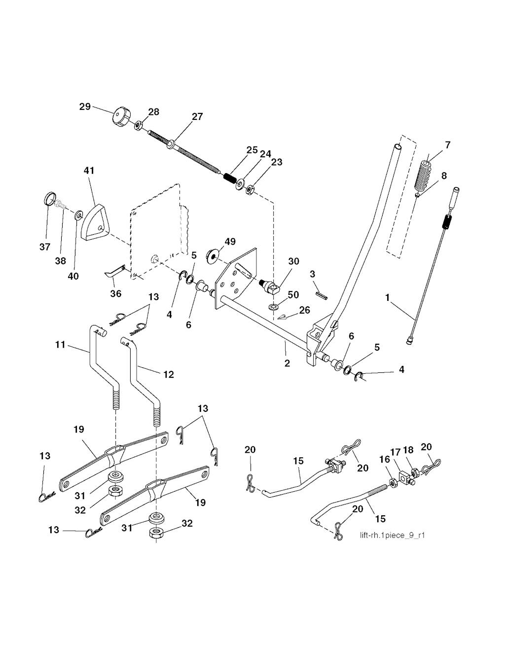 Explosionszeichnung Ersatzteile