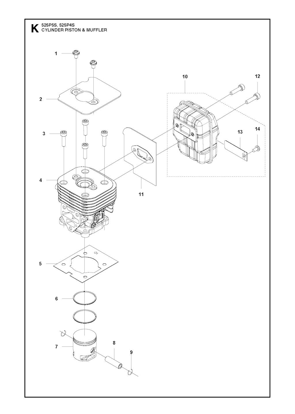 Explosionszeichnung Ersatzteile