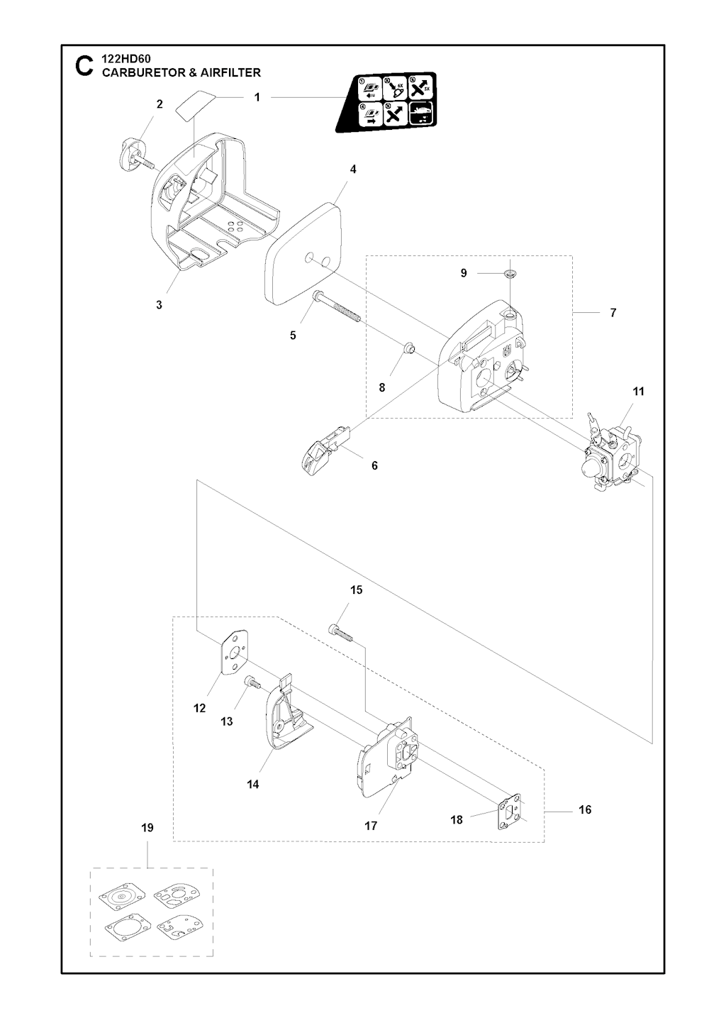 Explosionszeichnung Ersatzteile