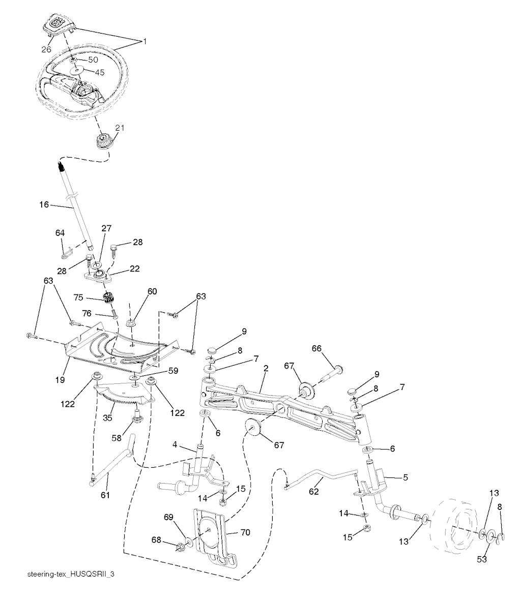 Explosionszeichnung Ersatzteile