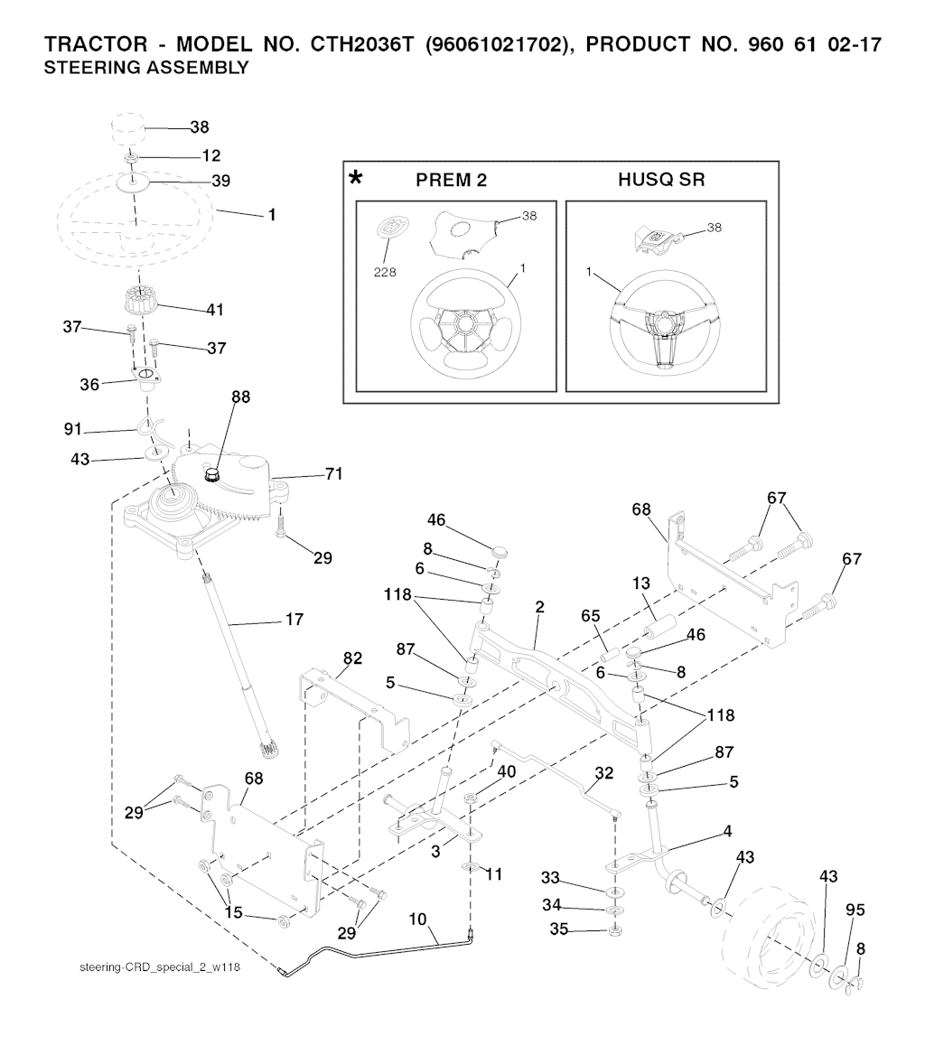 Explosionszeichnung Ersatzteile
