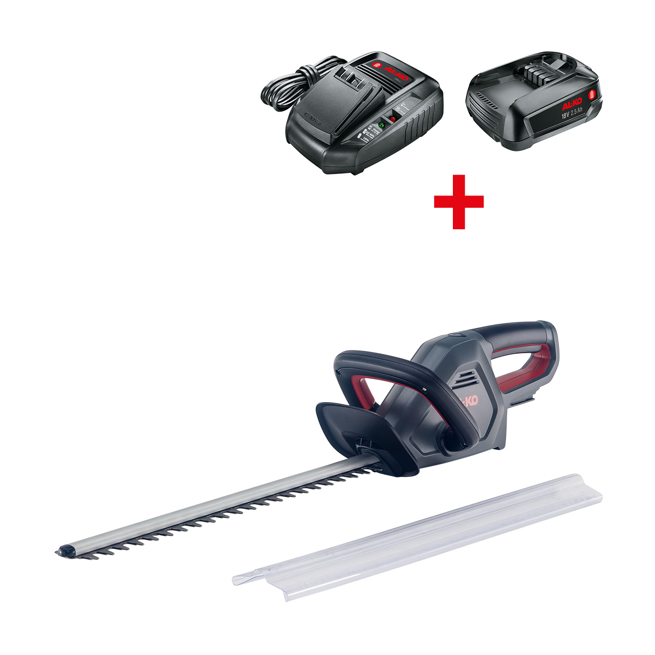 AL-KO 18 V BOSCH HOME AND GARDEN COMPATIBLE Akku-Heckenschere  HT 1845 inkl. Akku und Ladegerät