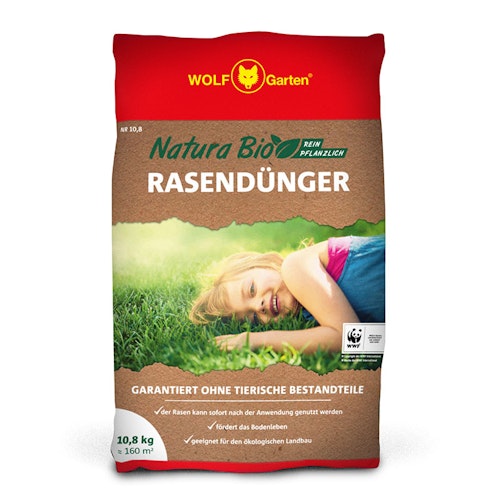 WOLF-Garten - "Natura Bio" Rasendünger NR 10,8 für 160 m²