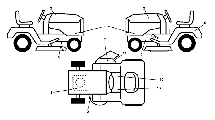 Husqvarna Gartentraktoren 96041005010 LT1597