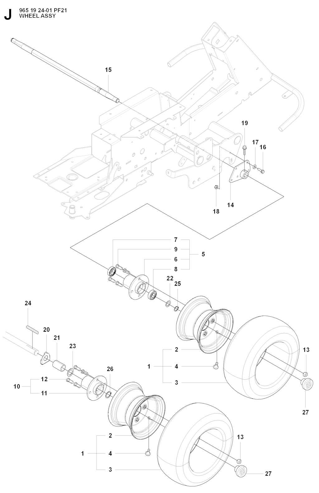 Explosionszeichnung Ersatzteile