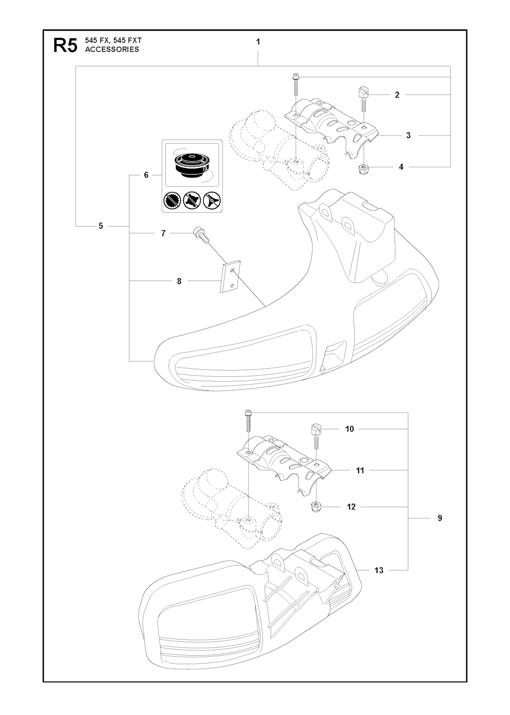 Explosionszeichnung Ersatzteile