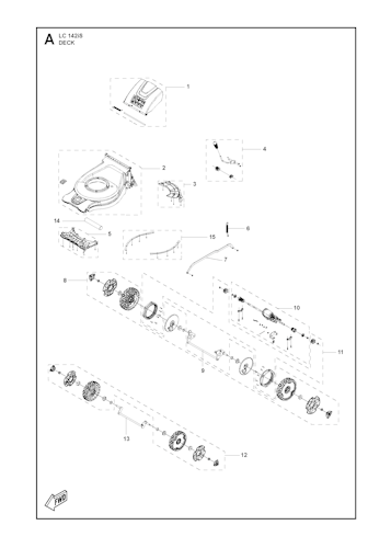 Husqvarna Rasenmäher gelegentliche Nutzung 970541901 LC 142iS exkl. Akku und Ladegerät
