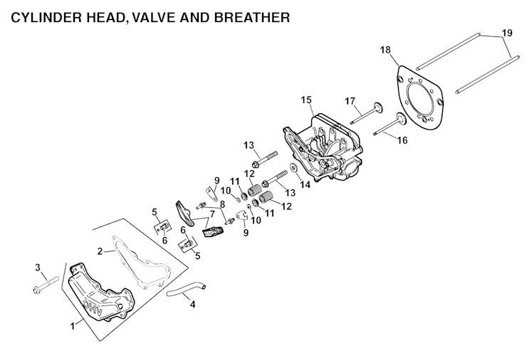 Husqvarna Motoren & Getriebe KOHLER 15 HP, SV4700004, SV4700005, 2004-01