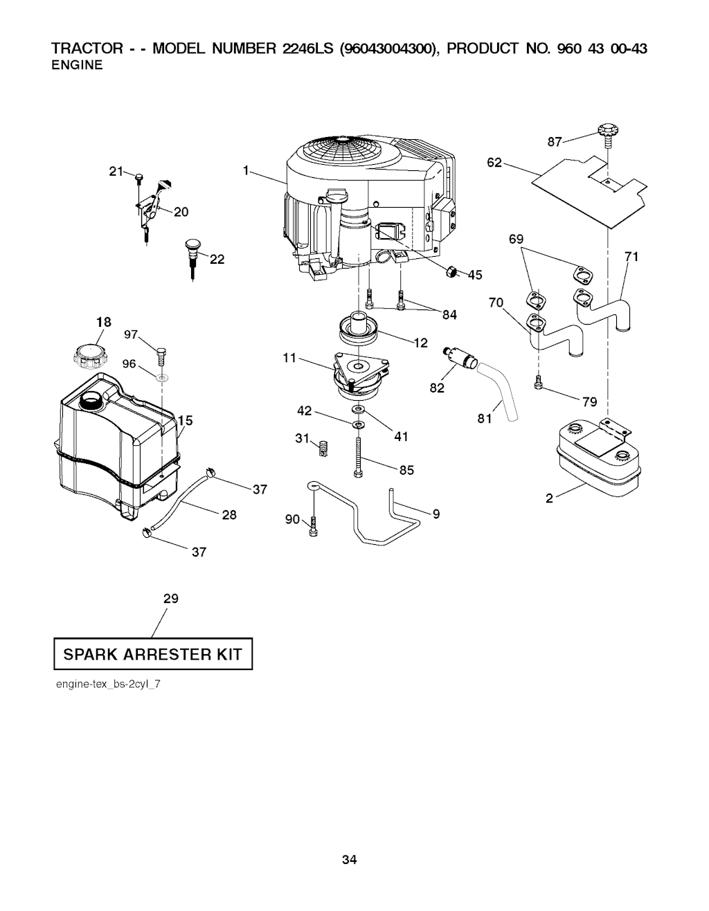 Explosionszeichnung Ersatzteile