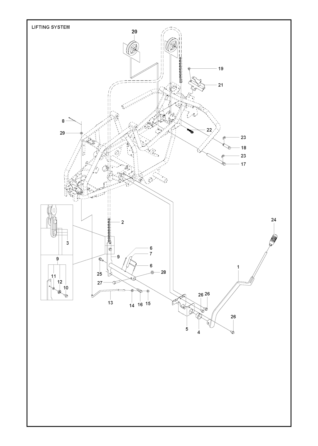 Explosionszeichnung Ersatzteile