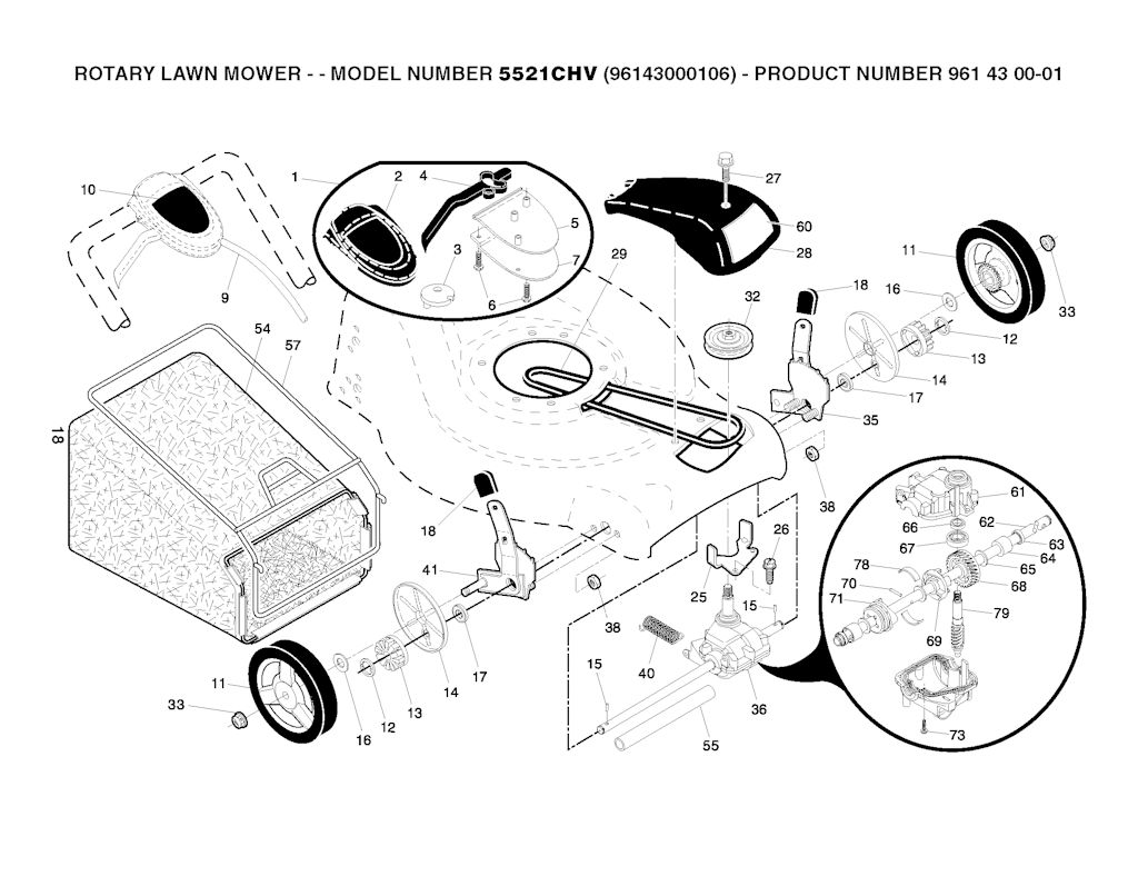 Explosionszeichnung Ersatzteile