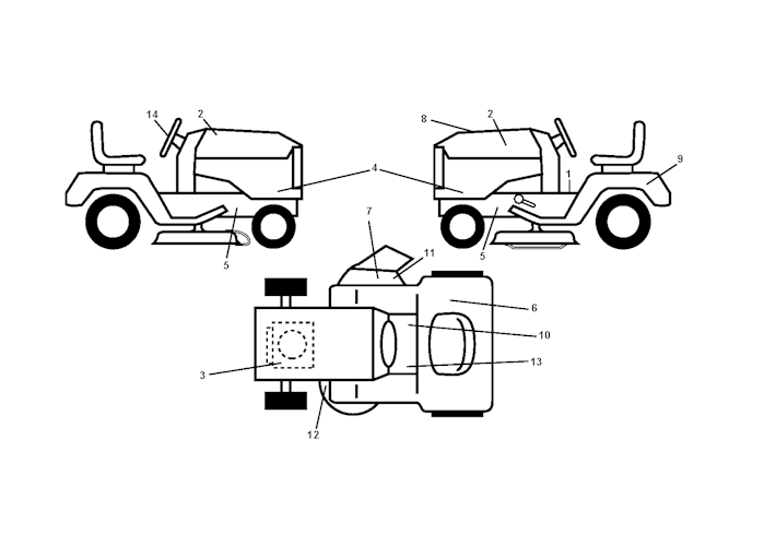 Husqvarna Gartentraktoren 96041001701 LT151