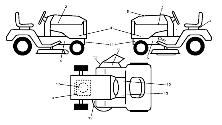 Husqvarna Gartentraktoren 96051001403 CTH 126