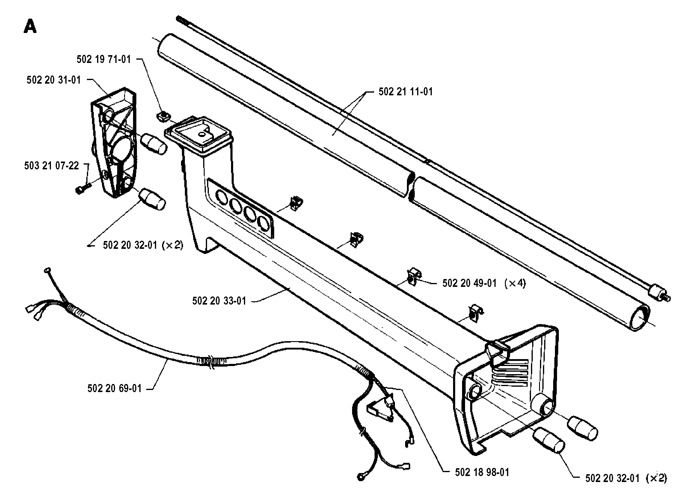 Husqvarna Motorsensen/Freischneider 235 R, 19930600001-19940600000