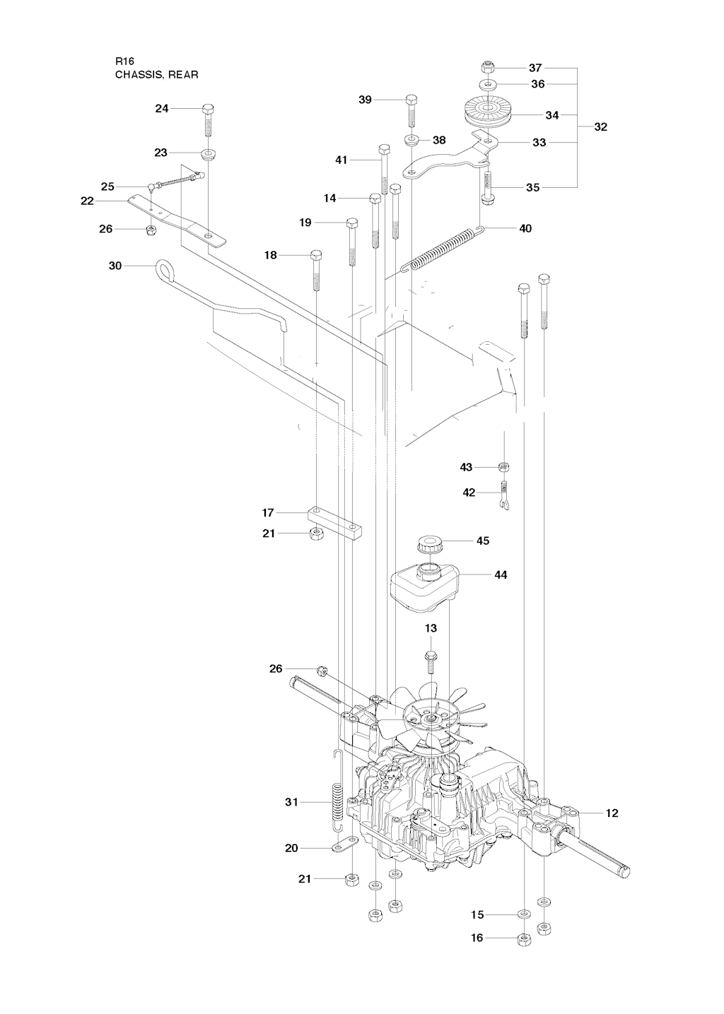 Explosionszeichnung Ersatzteile