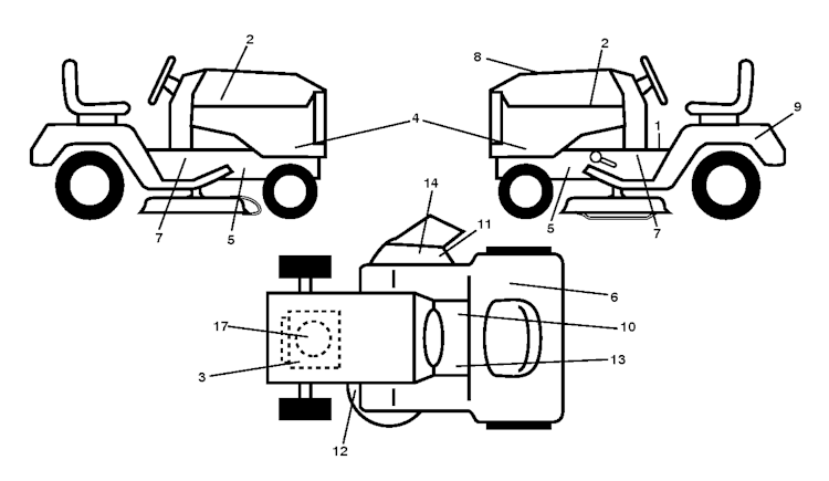 Husqvarna Gartentraktoren 96051001303 CT 126